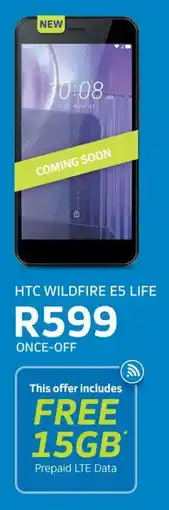 Telkom HTC Wildfire E5 Life offer