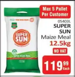 KitKat Cash and Carry SUPER SUN Maize Meal 12.5kg offer
