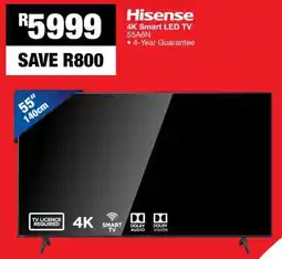 OK Furniture Hisense 4K Smart LED TV 55A6N offer
