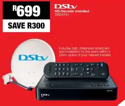 DStv HD Decoder Installed DSD4141