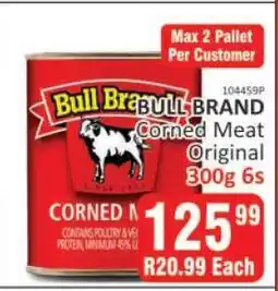 KitKat Cash and Carry Bull Brand Corned Meat Original 300g 6s offer