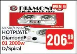 KitKat Cash and Carry HOTPLATE Diamond 01 2000w D/Spiral offer
