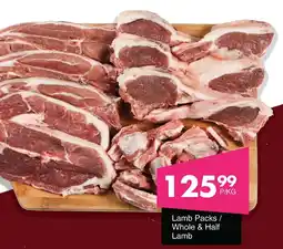 Save Hyper Lamb Packs/ Whole & Half Lamb offer