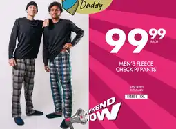 Save Hyper Men's Fleece Check PJ Pants offer