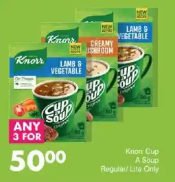 Save Knorr Cup A Soup Regular/ Lite Only offer
