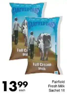 Save Fairfield Fresh Milk Sachet offer
