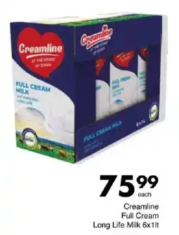 Save Creamline Full Cream Long Life Milk offer