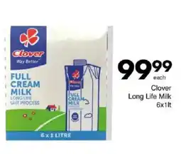 Save Clover Long Life Milk offer