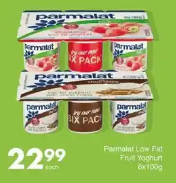 Save Parmalat Low Fat Fruit Yoghurt offer