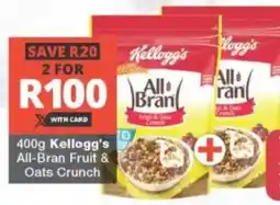 Checkers Kellogg's All-Bran Fruit & Oats Crunch offer