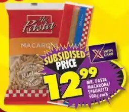 Shoprite Mr. pasta macaroni/ spaghetti offer