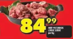 Shoprite Beef potjiekos loose serve offer
