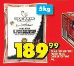 Shoprite Grain field chickens frozen mixed chicken portions offer