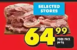 Shoprite Pork pack offer