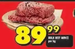 Shoprite Bulk beef mince offer