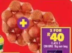 Shoprite Class 1 Onions offer