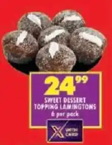 Shoprite Sweet dessert topping lamingtons offer