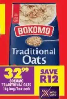 Shoprite Bokomo Traditional Oats offer