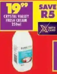Shoprite Crystal valley fresh cream offer