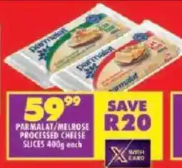 Shoprite Parmalat/ melrose processed cheese slices offer