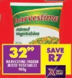 Shoprite Harvestime frozen mixed vegetables offer