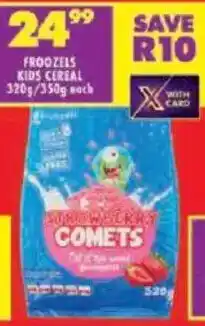Shoprite Froozels kids cereal offer