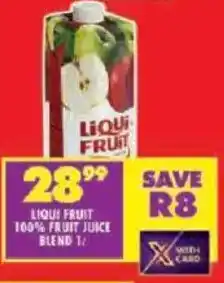Shoprite Liqui fruit 100% fruit juice blend offer