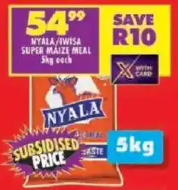 Shoprite Nyala/iwisa super maize meal offer