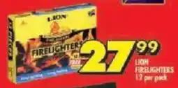 Shoprite Lion firelighters offer