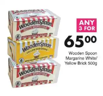 Save Wooden Spoon Margarine White/ Yellow Brick offer