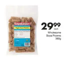 Save Wholesome Soya Prawns offer