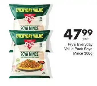 Save Fry's Everyday Value Pack Soya Mince offer