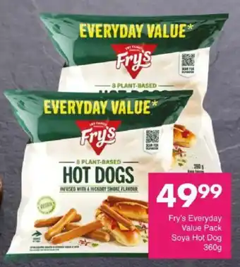 Save Fry's Everyday Value Pack Soya Hot Dog offer