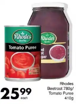 Save Rhodes Beetroot/ Tomato Puree offer