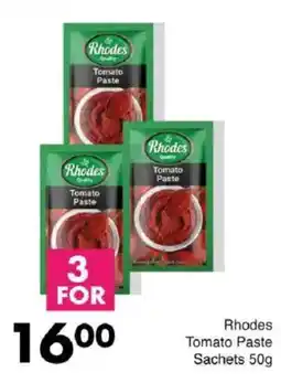 Save Rhodes Tomato Paste Sachets offer