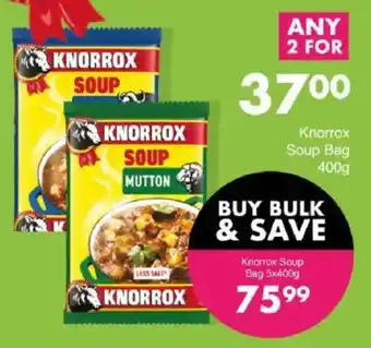 Save Knorrox Soup Bag offer