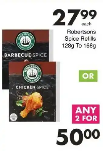 Save Robertsons Spice Refills offer