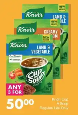 Save Knorr Cup A Soup Regular/Lite Only offer