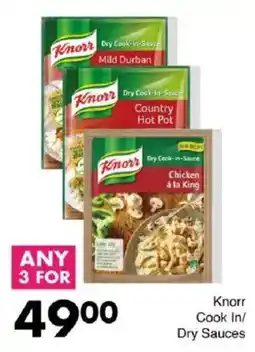 Save Knorr Cook In/ Dry Sauces offer