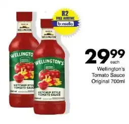 Save Wellington's Tomato Sauce Original offer