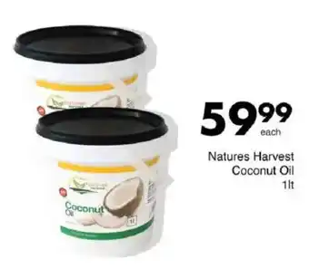 Save Natures Harvest Coconut Oil offer
