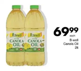 Save B-well Canola Oil offer