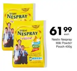 Save Nestle Nespray Milk Powder Pouch offer
