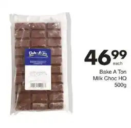 Save Bake A Ton Milk Choc HQ offer