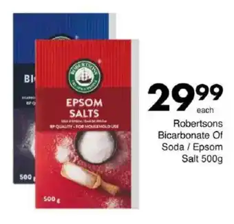 Save Robertsons Bicarbonate Of Soda/ Epsom Salt offer