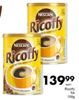 Save Nescafe Ricoffy Tin offer