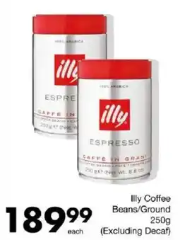 Save Illy Coffee Beans/Ground offer