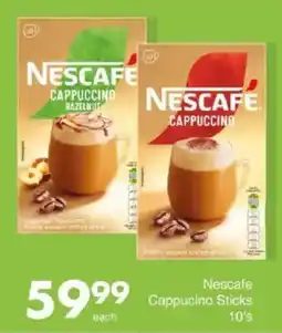 Save Nescafe Cappucino Sticks offer