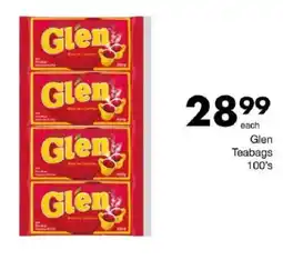 Save Glen Teabags offer