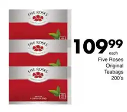 Save Five Roses Original Teabags offer